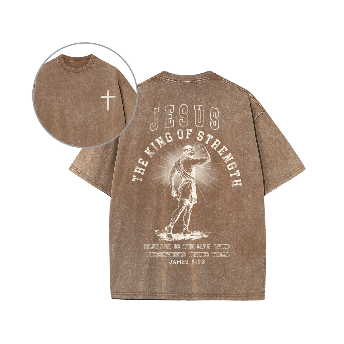 Jesus The King of Strength Graphic Unisex Tee