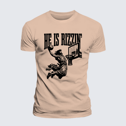 Luxe Mercerized Cotton Tee - He Is Rizzin
