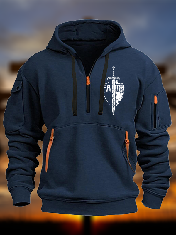Warrior Of Faith Jesus God Christian Zipper Hoodies
