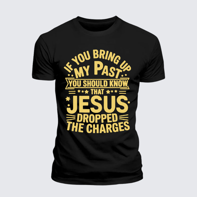 Luxe Mercerized Cotton Tee - Jesus Dropped
