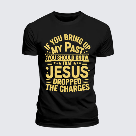 Luxe Mercerized Cotton Tee - Jesus Dropped