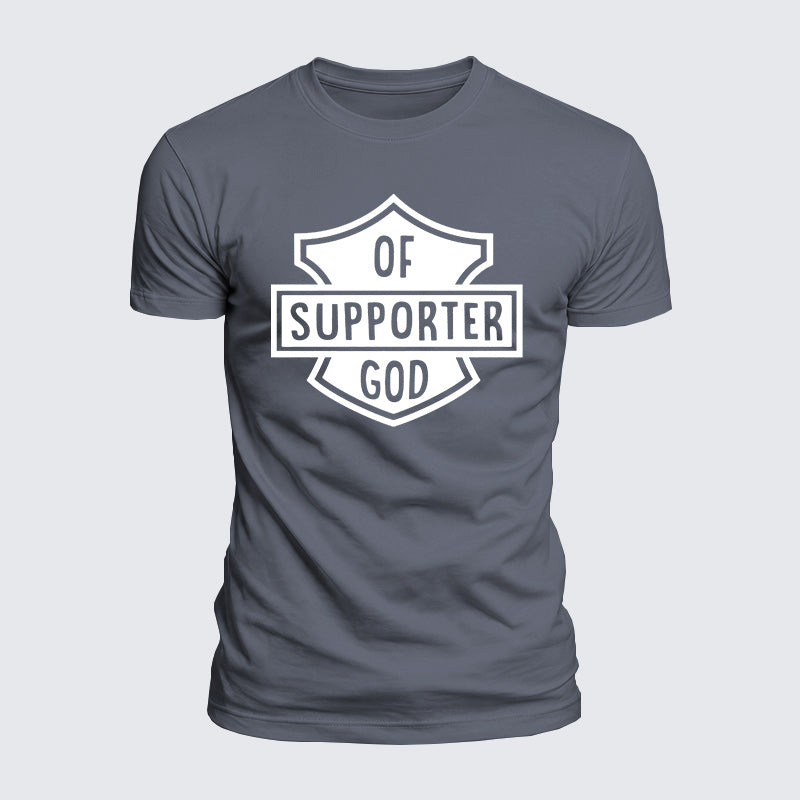 Luxe Mercerized Cotton Tee - Of Support God