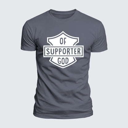 Luxe Mercerized Cotton Tee - Of Support God