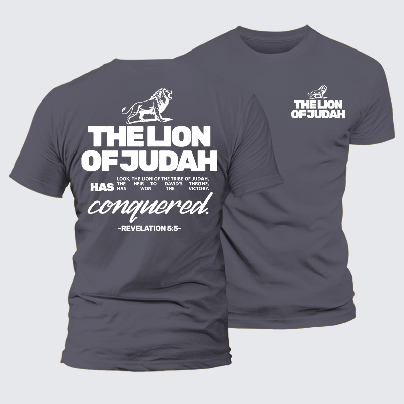 Luxe Mercerized Cotton Tee - The Lion Of Judah
