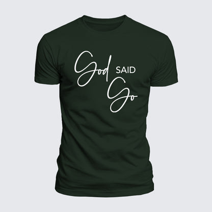 Luxe Mercerized Cotton Tee - God Said Go