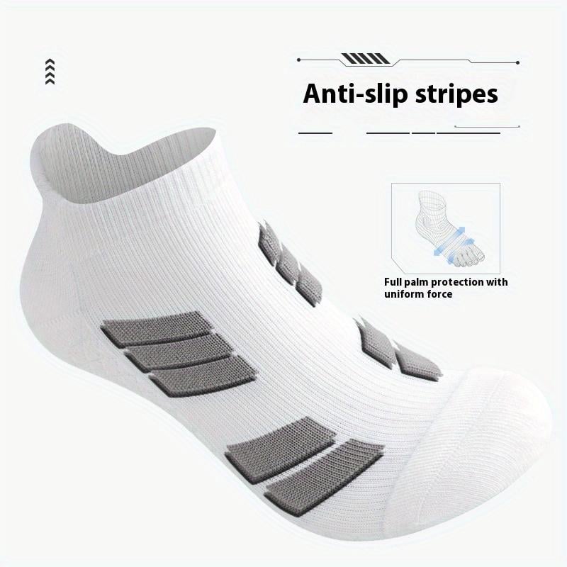 Stay-Put No-Show Sports Socks – （5-10Pairs）