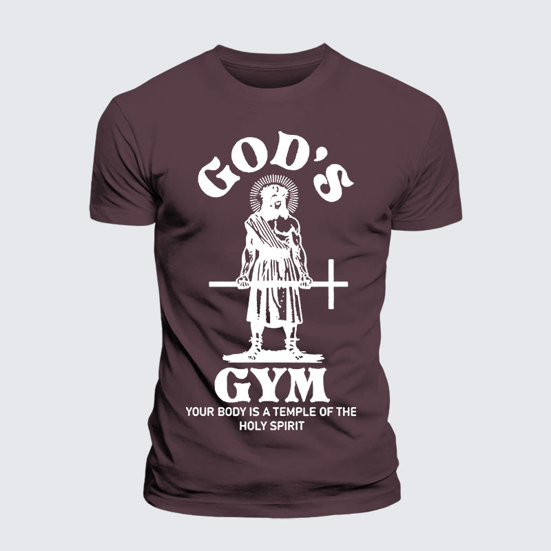 Luxe Mercerized Cotton Tee - Your Body Is A Temple Of The Holy Spirit