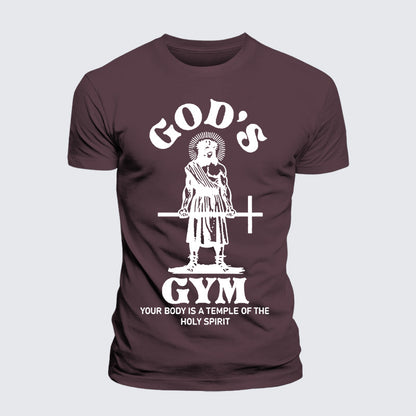 Luxe Mercerized Cotton Tee - Your Body Is A Temple Of The Holy Spirit