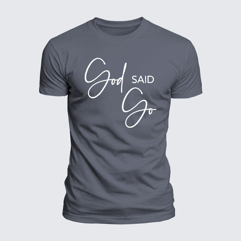 Luxe Mercerized Cotton Tee - God Said Go