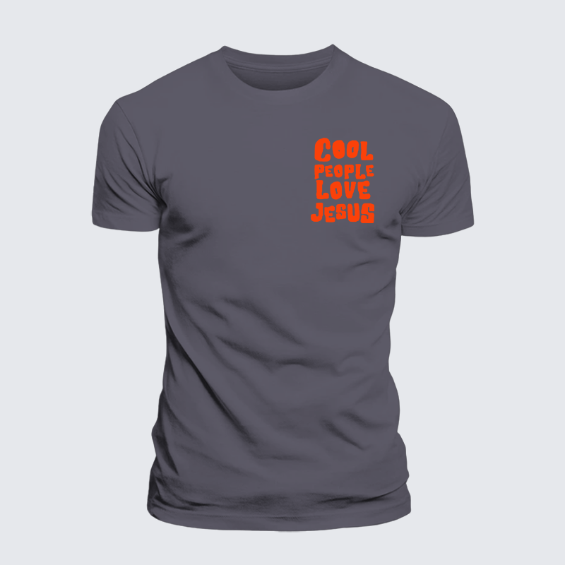Luxe Mercerized Cotton Tee - Cool People Love Jesus