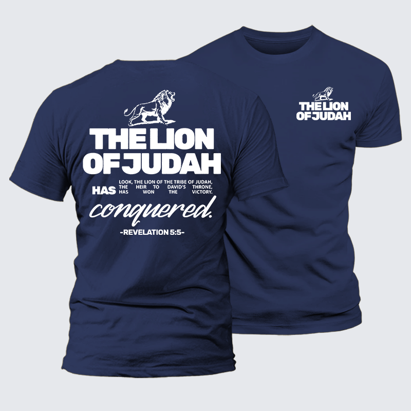 Luxe Mercerized Cotton Tee - The Lion Of Judah