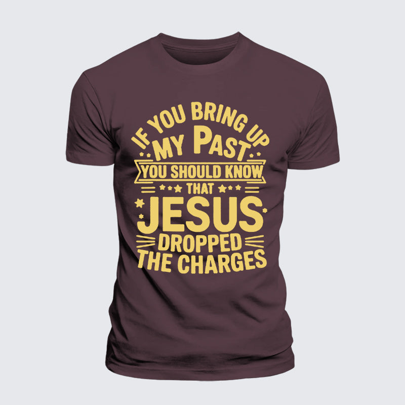 Luxe Mercerized Cotton Tee - Jesus Dropped