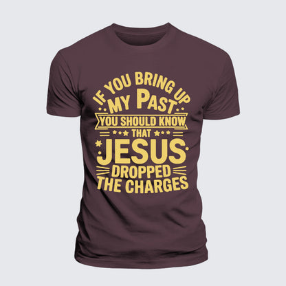 Luxe Mercerized Cotton Tee - Jesus Dropped