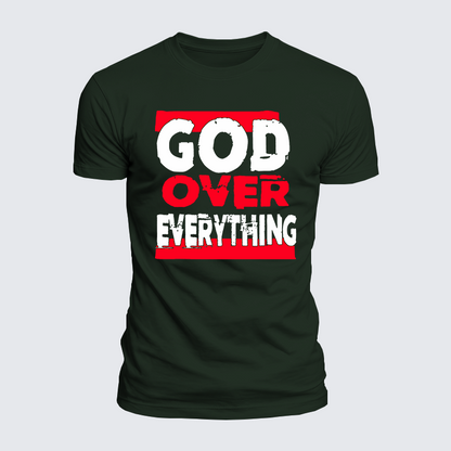 Luxe Mercerized Cotton Tee - God Over Everything
