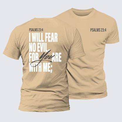 Luxe Mercerized Cotton Tee - Fear No Evil