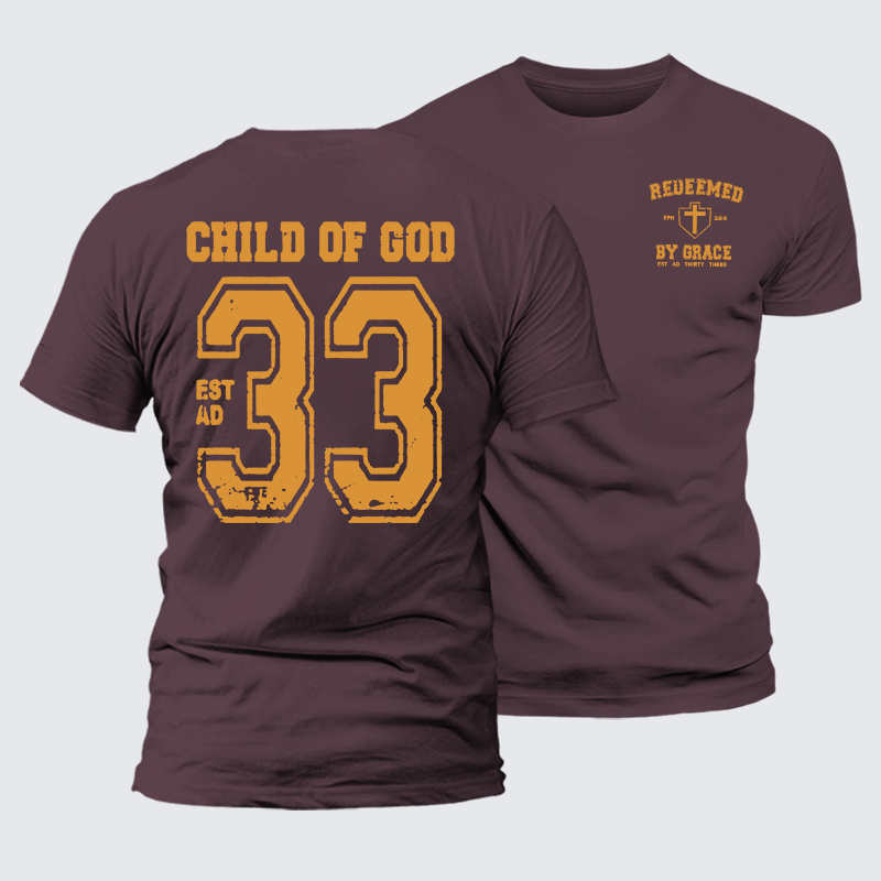 Luxe Mercerized Cotton Tee - Redeemed By Grace