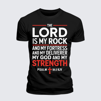Luxe Mercerized Cotton Tee - Lord Is My Rock