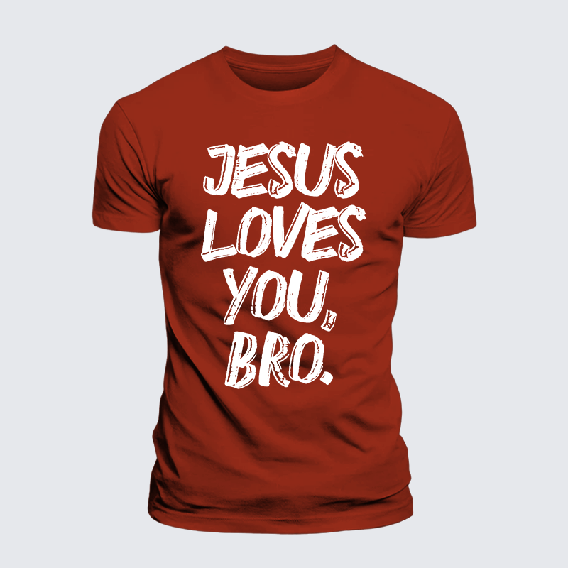 Luxe Mercerized Cotton Tee - Jesus Loves Bro