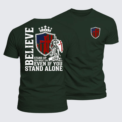 Luxe Mercerized Cotton Tee - Stand Up For What You Believe