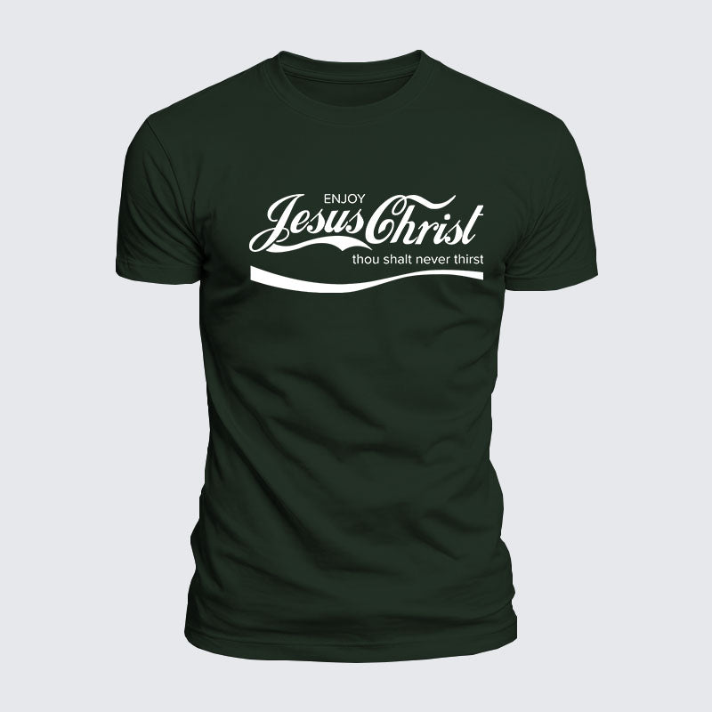 Luxe Mercerized Cotton Tee - Enjoy Jesus