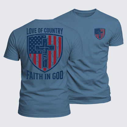 Luxe Mercerized Cotton Tee - Faith In God