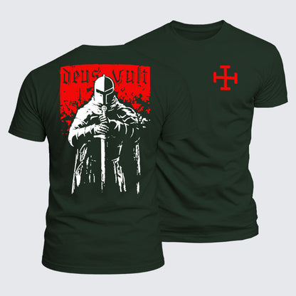 Luxe Mercerized Cotton Tee - Deus Vult