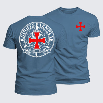 Luxe Mercerized Cotton Tee - Milites Christi Knights Templar