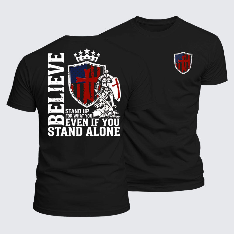 Luxe Mercerized Cotton Tee - Stand Up For What You Believe