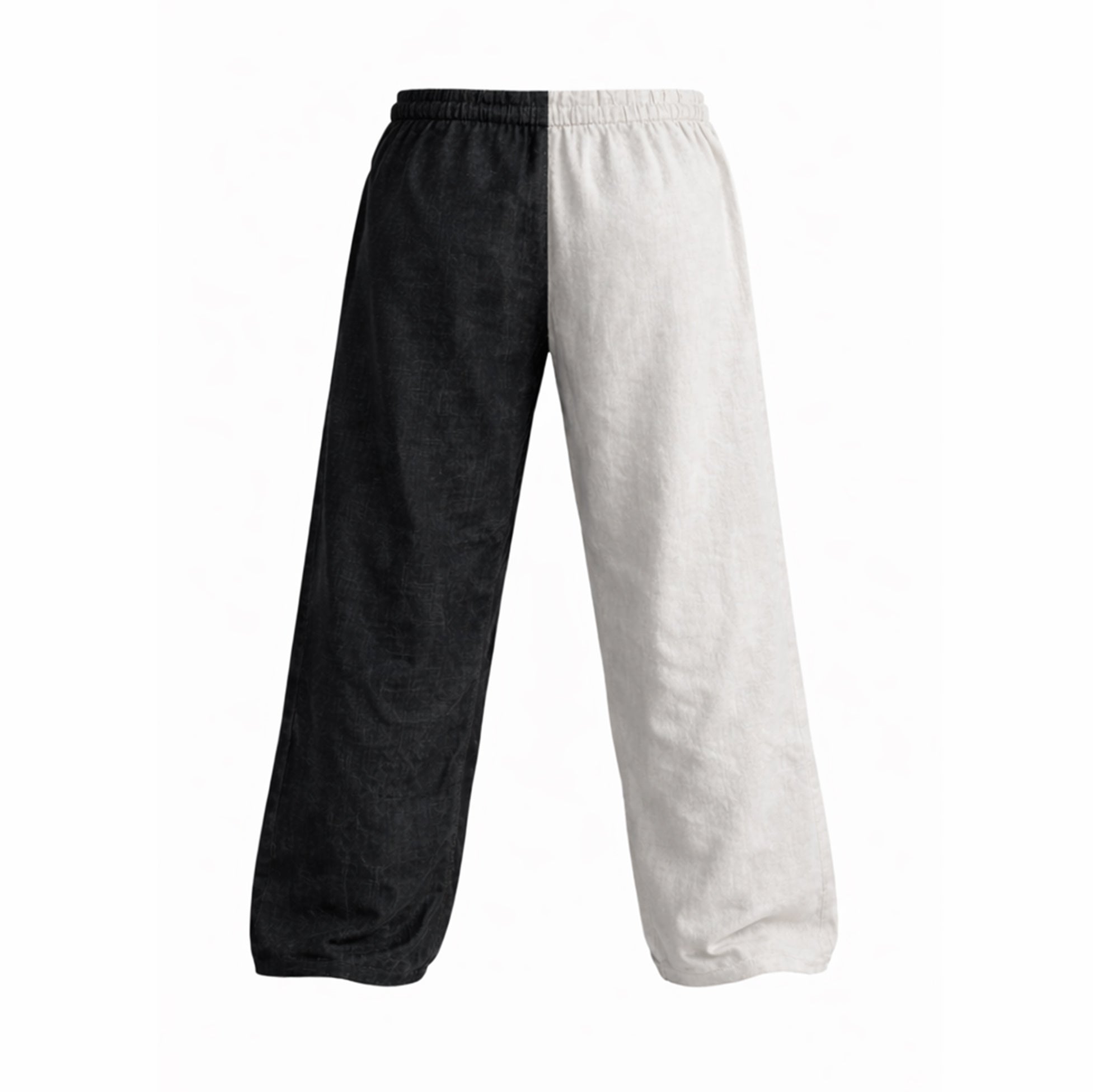 Viking Twin Dragon Totem Classic Rune Celtic Knot Patchwork Print Cotton-Linen Pants