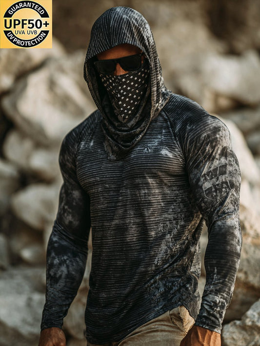 Shadow Striped USA Armor Sun Protection Top