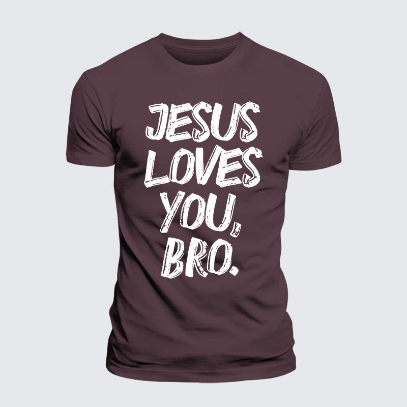 Luxe Mercerized Cotton Tee - Jesus Loves Bro