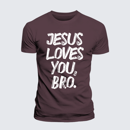 Luxe Mercerized Cotton Tee - Jesus Loves Bro
