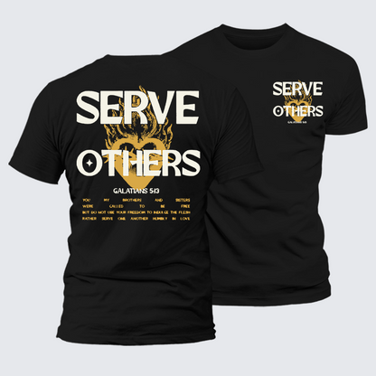 Luxe Mercerized Cotton Tee - Serve Others