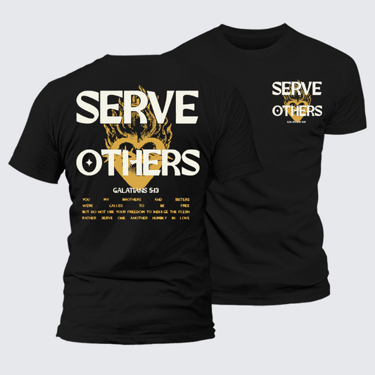 Luxe Mercerized Cotton Tee - Serve Others