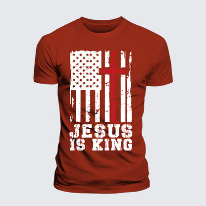 Luxe Mercerized Cotton Tee - Jesus Is King