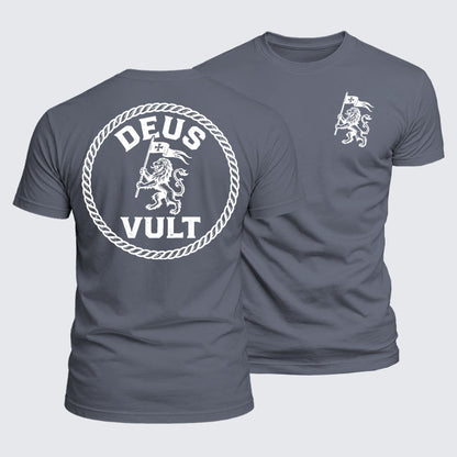 Luxe Mercerized Cotton Tee - Deus Vult