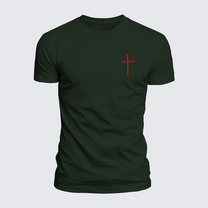 Luxe Mercerized Cotton Tee - Red Cross