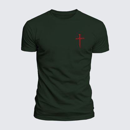 Luxe Mercerized Cotton Tee - Red Cross