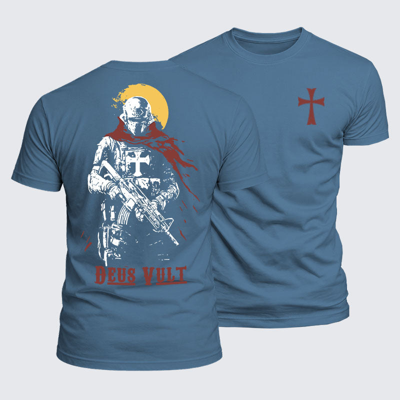 Luxe Mercerized Cotton Tee -  Deus Vult