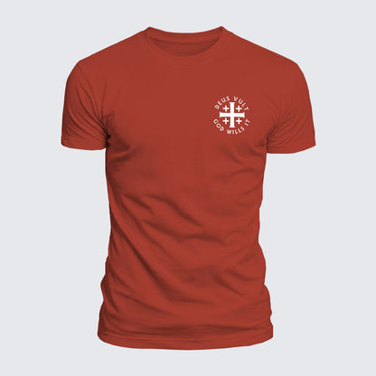 Luxe Mercerized Cotton Tee - Deus Vult: God Wills It