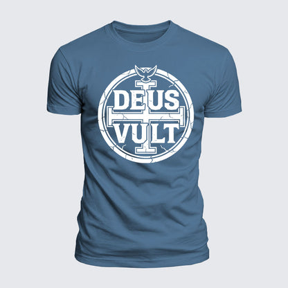 Luxe Mercerized Cotton Tee - Deus Vult