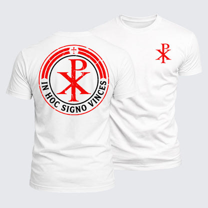 Luxe Mercerized Cotton Tee - In Hoc Signo Vinces