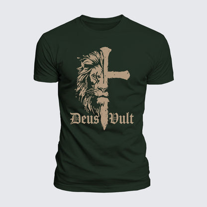 Luxe Mercerized Cotton Tee -  Deus Vult