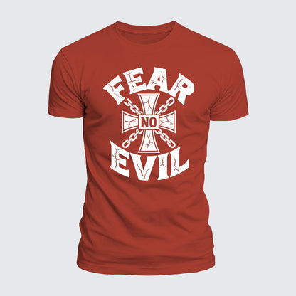 Luxe Mercerized Cotton Tee - Fear No Evil