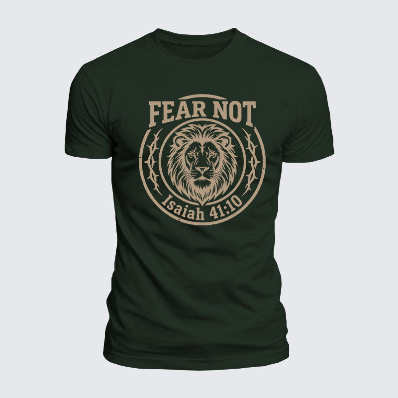 Luxe Mercerized Cotton Tee - Fear Not Isaiah 41:10