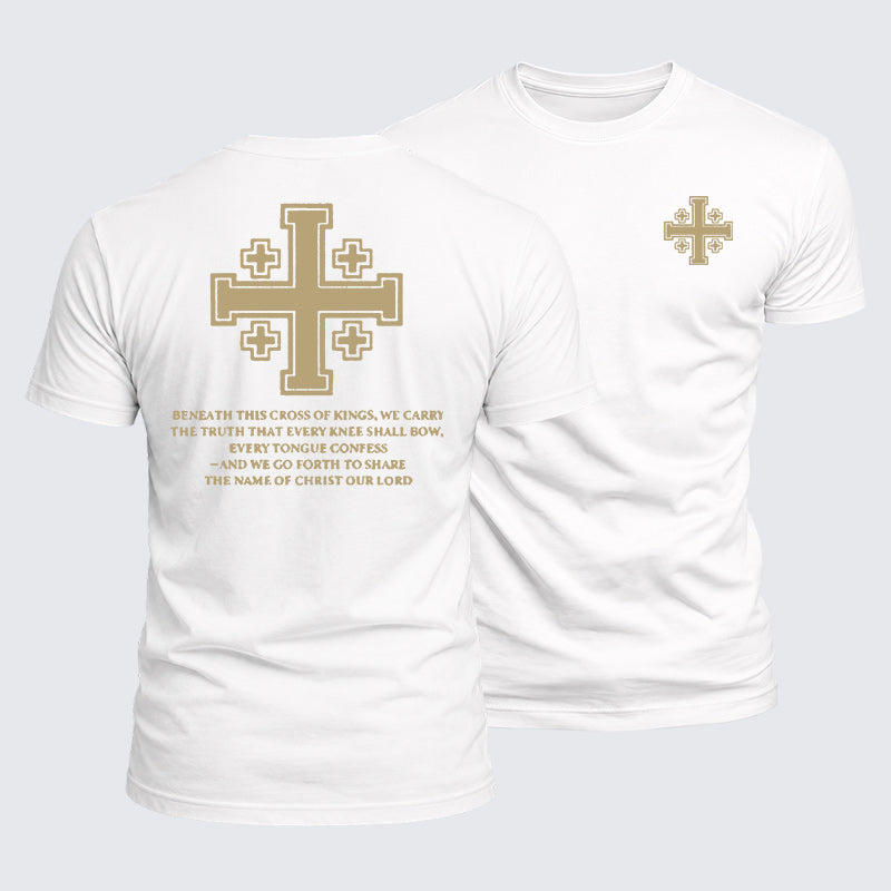 Luxe Mercerized Cotton Tee - Cross of Kings