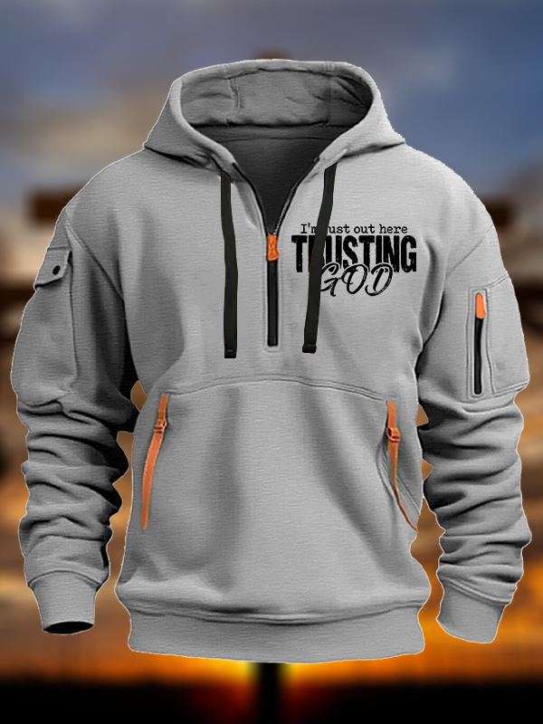 Trusting God Jesus God Christian Zipper Hoodies