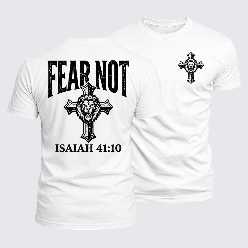 Luxe Mercerized Cotton Tee - Fear Not Isaiah 41:10
