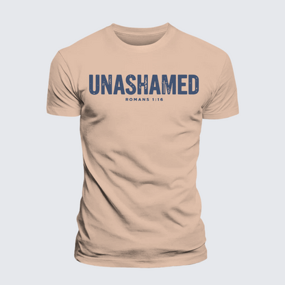 Luxe Mercerized Cotton Tee - UNASHAMED Romans 1:16