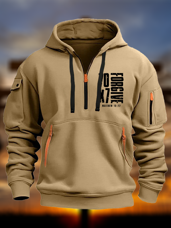 70×7 Forgive Jesus God Christian Zipper Hoodies